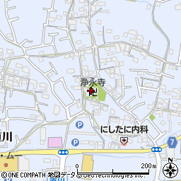 浄永寺周辺の地図