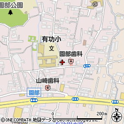 和歌山県和歌山市園部1456周辺の地図