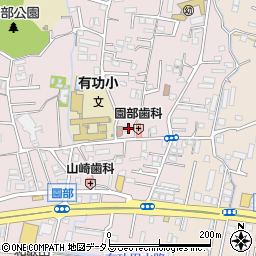 和歌山県和歌山市園部1457周辺の地図