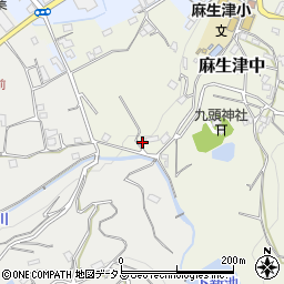 和歌山県紀の川市麻生津中368周辺の地図
