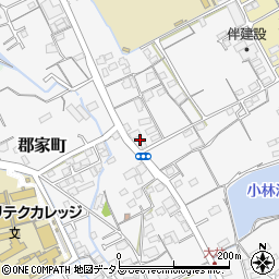 香川県丸亀市郡家町3556周辺の地図