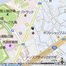 株式会社サンライト　ＨＯＵＳＥＤＯ丸亀店周辺の地図