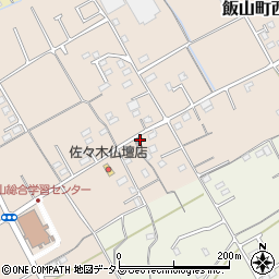 香川県丸亀市飯山町西坂元384周辺の地図