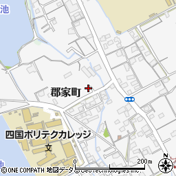 香川県丸亀市郡家町3609周辺の地図