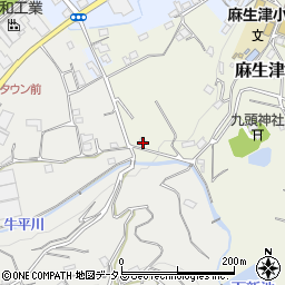 和歌山県紀の川市麻生津中384周辺の地図