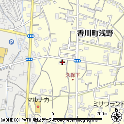 香川県高松市香川町浅野553周辺の地図