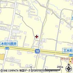 香川県木田郡三木町下高岡2311周辺の地図