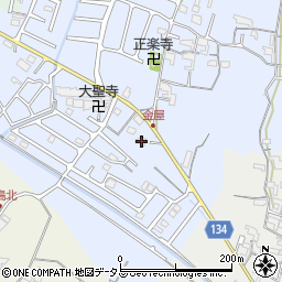 和歌山県岩出市金屋107周辺の地図