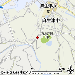 和歌山県紀の川市麻生津中5周辺の地図