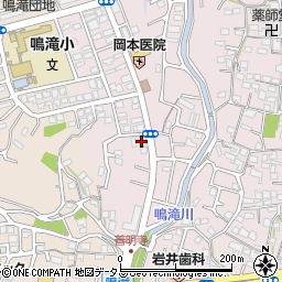 有限会社蝶屋周辺の地図