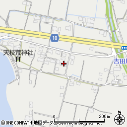 香川県木田郡三木町田中1074周辺の地図