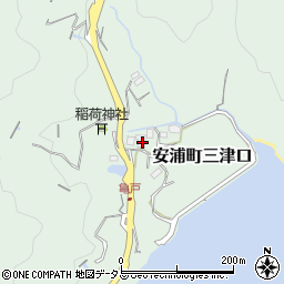広島県呉市安浦町大字三津口2109周辺の地図