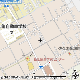 香川県丸亀市飯山町西坂元557周辺の地図