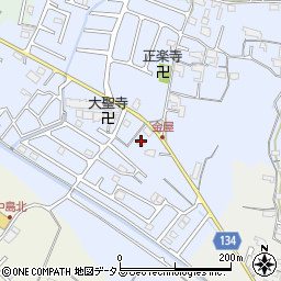 和歌山県岩出市金屋108-1周辺の地図