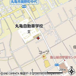 香川県丸亀市飯山町西坂元642周辺の地図