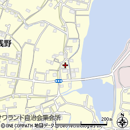 香川県高松市香川町浅野445周辺の地図