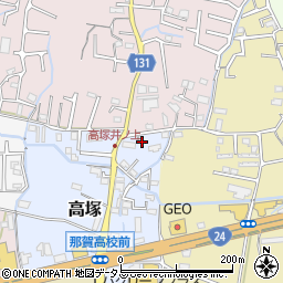 和歌山県岩出市高塚181周辺の地図