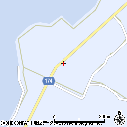 愛媛県越智郡上島町岩城3793周辺の地図