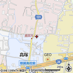 和歌山県岩出市高塚178-4周辺の地図