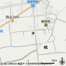 和歌山県紀の川市嶋184-1周辺の地図