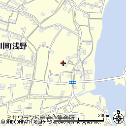 香川県高松市香川町浅野451周辺の地図