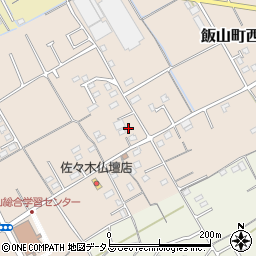 香川県丸亀市飯山町西坂元417周辺の地図