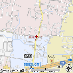 和歌山県岩出市高塚177-4周辺の地図