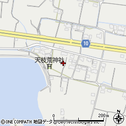 香川県木田郡三木町田中1054周辺の地図