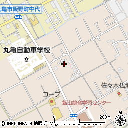 香川県丸亀市飯山町西坂元560周辺の地図