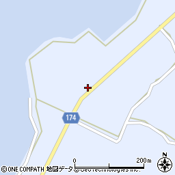 愛媛県越智郡上島町岩城3795周辺の地図