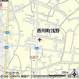香川県高松市香川町浅野528周辺の地図