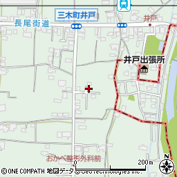 香川県木田郡三木町井戸2697-6周辺の地図