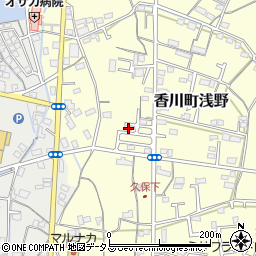 香川県高松市香川町浅野529周辺の地図