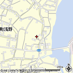香川県高松市香川町浅野448周辺の地図