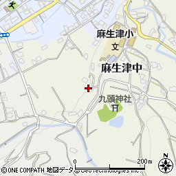 和歌山県紀の川市麻生津中370周辺の地図