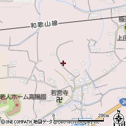 和歌山県紀の川市上田井周辺の地図