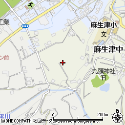 和歌山県紀の川市麻生津中381周辺の地図