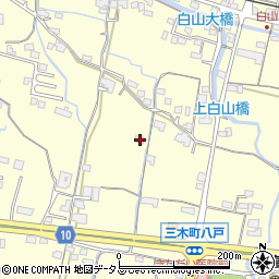 香川県木田郡三木町下高岡1356周辺の地図