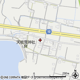 香川県木田郡三木町田中1065-7周辺の地図