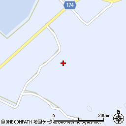 愛媛県越智郡上島町岩城赤石周辺の地図