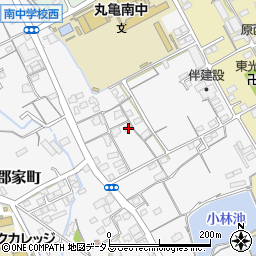 香川県丸亀市郡家町3536-1周辺の地図