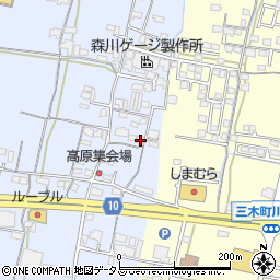 香川県木田郡三木町氷上647-1周辺の地図