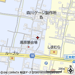 香川県木田郡三木町氷上647周辺の地図