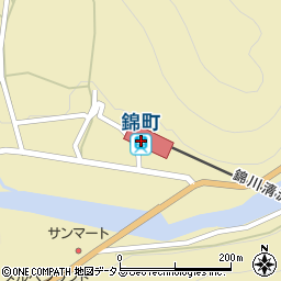 錦川鉄道株式会社周辺の地図