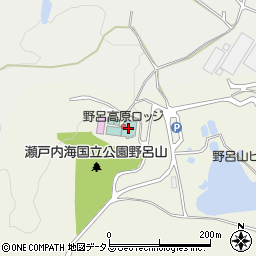 国民宿舎野呂高原ロッジ周辺の地図