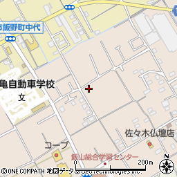 香川県丸亀市飯山町西坂元490周辺の地図