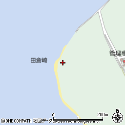 田倉埼灯台周辺の地図