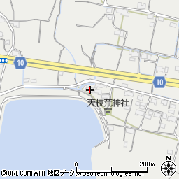 香川県木田郡三木町田中1032周辺の地図