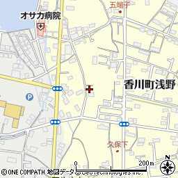 香川県高松市香川町浅野550周辺の地図