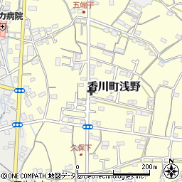 香川県高松市香川町浅野530周辺の地図